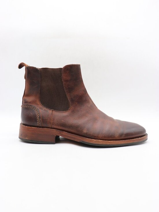 Wolverine 1000 Mile Rockford Men\'s Size 9 D Brown Leather Chelsea Pull On Boot